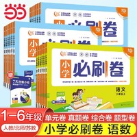 2024新小学必刷卷一年级二年级三年级上册四4五5六年级语文人教版RJ数学苏教英语译林江苏版期中期末测试卷同步训练卷子理想树