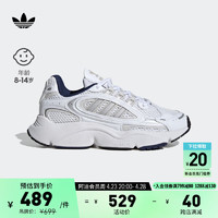 adidas 阿迪达斯 OZMILLEN经典运动老爹鞋男大童儿童阿迪达斯三叶草 白/米白 38.5(235mm)