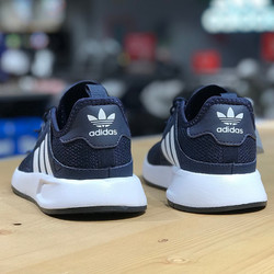 adidas 阿迪达斯 三叶草女鞋春新款X_PLRJ经典运动鞋网面透气休闲跑步鞋 CQ2965 深藏青蓝/白 37