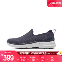 Skechers斯凯奇GOWALK 6轻质跑鞋男鞋散步鞋一脚蹬运动鞋健步鞋子