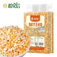 哈尔信 有机大玉米糁 950g/袋 大碴子玉米粒粥米粗粮