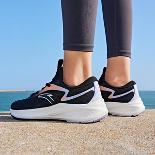 ANTA 安踏 减震跑步鞋女网面透气轻便软底运动休闲鞋考试女士训练鞋