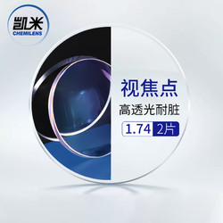 CHEMILENS 凱米 韓國凱米1.74標準膜鏡片+送鏡框/支持來框加工? 值