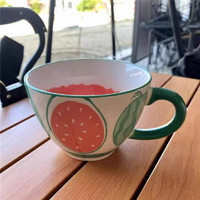 唯铭诺 陶瓷早餐杯创意牛奶杯女性下午茶咖啡杯喝水杯可爱燕麦杯