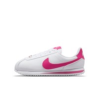 NIKE 耐克 Cortez Basic Sl (GS) 大童休闲运动鞋 904764-109 白色/深粉 38