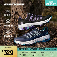 SKECHERS 斯凯奇 2023年冬新品女款迷彩撞色登山越野徒步鞋