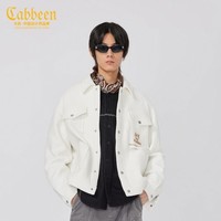 Cabbeen 卡宾 男装字母刺绣夹克春秋款潮流宽松外套街头时尚3221138005