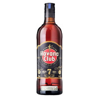 Havana Club 哈瓦那俱乐部 哈瓦纳俱乐部（Havana Club）名企严选 哈瓦纳7年俱乐部黑朗姆酒 哈瓦那古巴洋酒 一瓶一码 700mL 1瓶