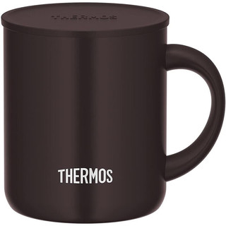 THERMOS 膳魔师 保温杯280ml日本进口真空不锈钢简约办公室水杯带盖保冷咖啡杯 JDG-281C DBW  送礼物