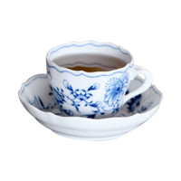 煙波致爽閣 德国MEISSEN梅森瓷器 经典蓝洋葱系列 釉下青花 下午茶 咖啡杯碟 00582-1 一杯一碟