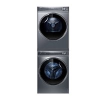 Haier 海尔 新纤美系列 XQG100-BD14376LU1+HGY100-F376U1 热泵洗烘套装 极夜灰