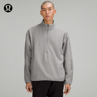 lululemon丨Oversized-Fit 男士拉绒宽松剪裁半拉链卫衣 LM3DTCS 海鸥灰 M