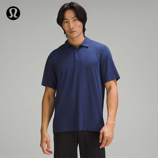 lululemon丨Logo Sport 男士徽标款短袖休闲衫 LM3ELHS 夜海色 M