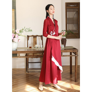 中式国风连衣裙 C573