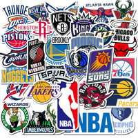 日美新 NBA球星合集贴纸 32张NBA队徽贴纸