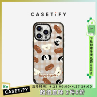 CASETiFY 快乐小狗适用于iPhone15/14/13/Pro/Max 透明黑框 iPhone 13 Pro Max