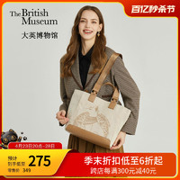 大英博物馆 安德森猫单肩包帆布包大容量通勤包托特包包女生日礼物