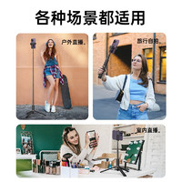 PISEN 品胜 手机防抖自拍杆三脚架自拍神器360度旋转全自动多功能伸缩旅游便携直播支架华为