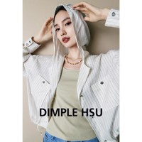 DIMPLE HSU D家 轻薄零负重ATHFLOW防晒空气条纹连帽大茧型外套