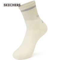 斯凯奇（Skechers）刘宇同款山野户外系列舒适透气抗菌短筒袜3双装L224U022 香草冰+仙草+香草冰/0458 S