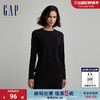 Gap 盖璞 女友T Gap女装早春磨毛圆领长袖T恤休闲上衣793895