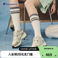 Champion冠军运动鞋2024春夏男金属色休闲鞋Champ Roaming 1跑鞋 卡其色(款) 45