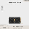 CHARLES & KEITH CHARLES＆KEITH春夏女包CK2-80701303时尚菱格链条斜挎包小方包女