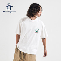 万星威（Munsingwear）高尔夫款春夏字母印花圆领短袖T恤 WH00 M