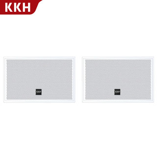 KKH 家庭ktv音响套装一体机卡拉ok家用影院主机会议室音箱 V62白色音响