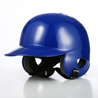 INVUI 英辉 棒球头盔打击头盔双耳棒球头盔护头防护罩棒球帽 蓝色少年款
