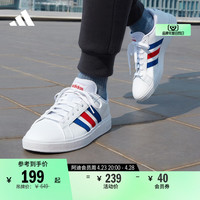 adidas 阿迪达斯 GRAND COURT休闲网球文化板鞋小白鞋男子adidas阿迪达斯轻运动