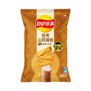 Lay's 乐事 苦荞山药薄卷 黑椒牛扒味 80g