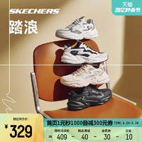 SKECHERS 斯凯奇 踏浪 2023冬新品情侣休闲厚底简约运动跑鞋男女鞋