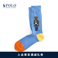 Polo Ralph Lauren 拉夫劳伦 男配 24春夏Polo Bear半腿袜RL53134 430-港岛蓝 ONE