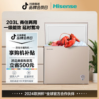 Hisense 海信 BCD-206NUD冰柜家用小型商用冷藏冷冻双温保鲜立式冷柜节能