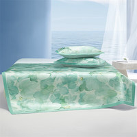 MERCURY 水星家纺 风与沐之歌系列 1000D印花冰丝席凉席 180*200cm