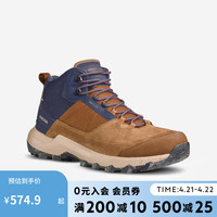 迪卡侬登山鞋防水透气户外旅游徒步鞋保暖中帮男款4236864