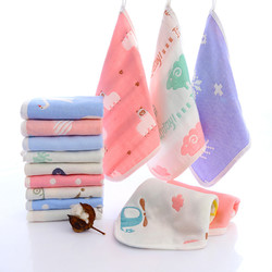 嬰兒口水巾新生兒超軟小方巾寶寶專用洗臉巾兒童用品紗布毛巾