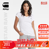 G-STAR RAW  女士修身V领T恤