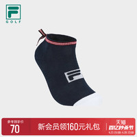 FILA 斐乐 官方女袜低腰袜2024夏季新款高尔夫运动袜子蝴蝶结短袜