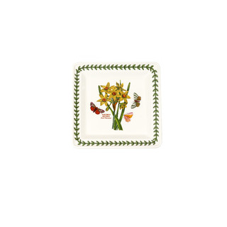 MOKUSHIN英国波特美林陶瓷盘子餐盘花草园系列欧式餐具套装 18cm方形盘单个花色随机发无盒装