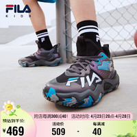 FILA 斐乐 童鞋儿童运动鞋2024夏季中大童男女童篮球鞋风暴鞋潮