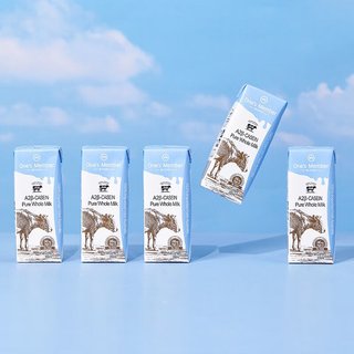 One’s Member A2β-酪蛋白全脂纯牛奶200ml*24盒 澳大利亚原装进口 儿童牛奶