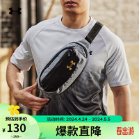 安德玛 UNDERARMOUR）Flex男女训练运动腰包1364190 灰色012 均码