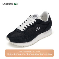 LACOSTE法国鳄鱼女士24年舒适运动休闲鞋47SFA0006 454/黑色/米白色 4 /37