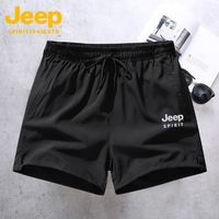 JEEP SPIRIT 吉普短裤男女夏季新品休闲三分裤跑步运动裤大码短裤