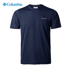 Columbia 哥伦比亚 男24春夏户外吸湿清爽舒适透气圆领速干T恤