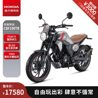 HONDA 新大洲本田 CBF190TR 跨骑复古摩托车特别款 预付门店提车 特别银灰整车17580 碟/脚/ABS