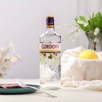 88VIP：奈甜 Gordon's/哥顿金酒杜松子琴酒鸡尾酒金汤力gin调酒700ml行货