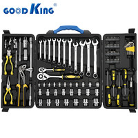 GOODKinG 110件家用维修工具套装扳手螺丝刀钳子内六角套筒工具大全